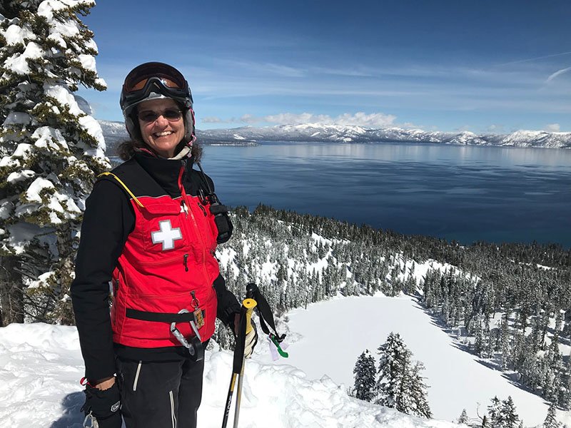Skiing at Lake Tahoe